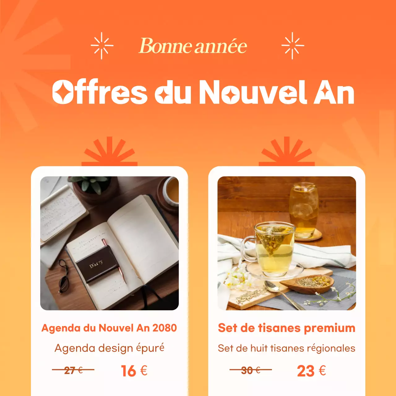 Événement du Nouvel An par défaut d'Orange
