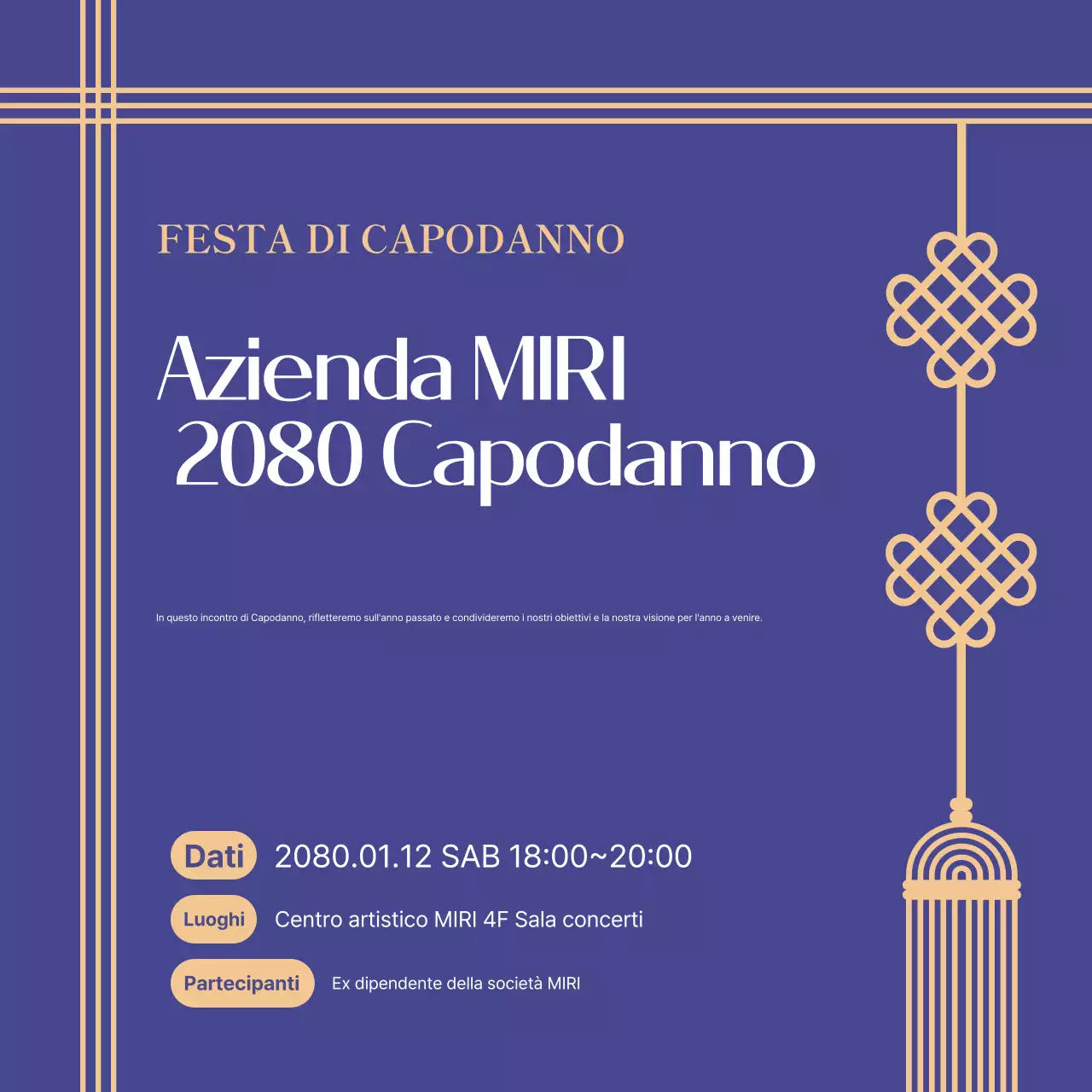 Eventi di Capodanno Bora Modern