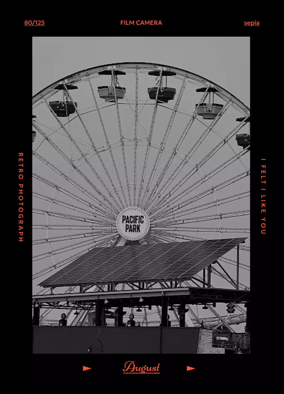 Kalender Suasana Hati Retro Filka