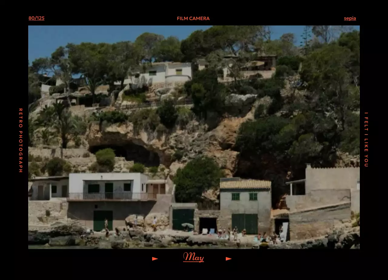 Kalender Suasana Hati Retro Filka