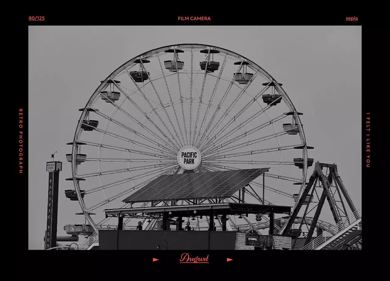 Kalender Suasana Hati Retro Filka