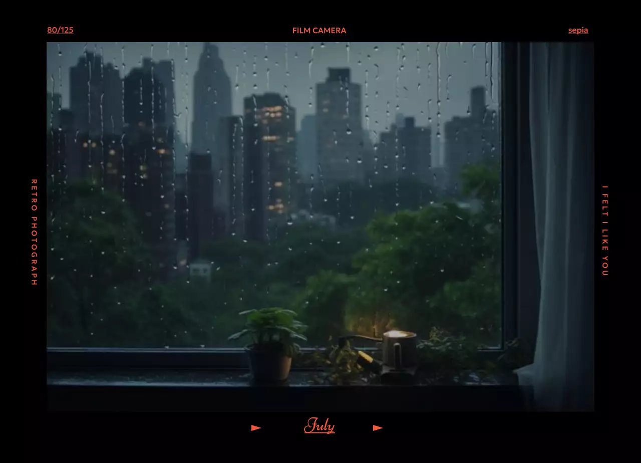 Kalender Suasana Hati Retro Filka