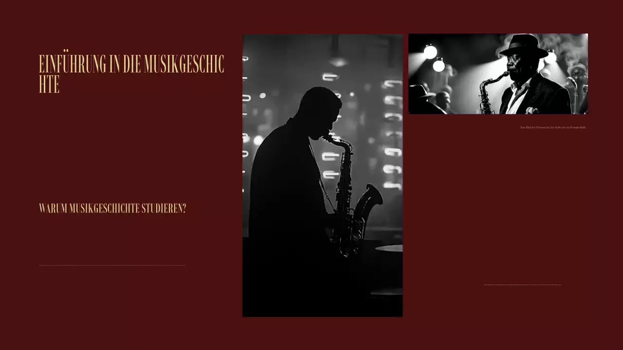 schwarzes Vintage-Musik-Event