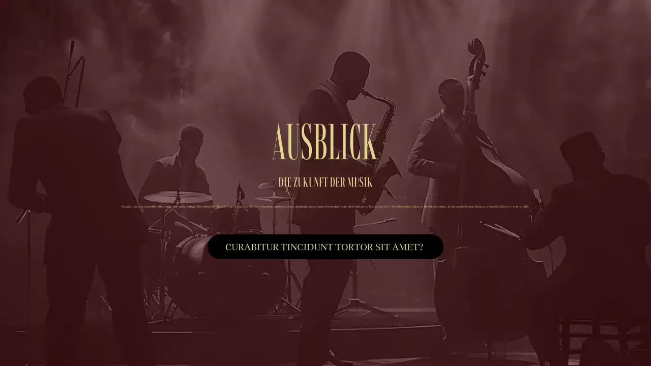 schwarzes Vintage-Musik-Event