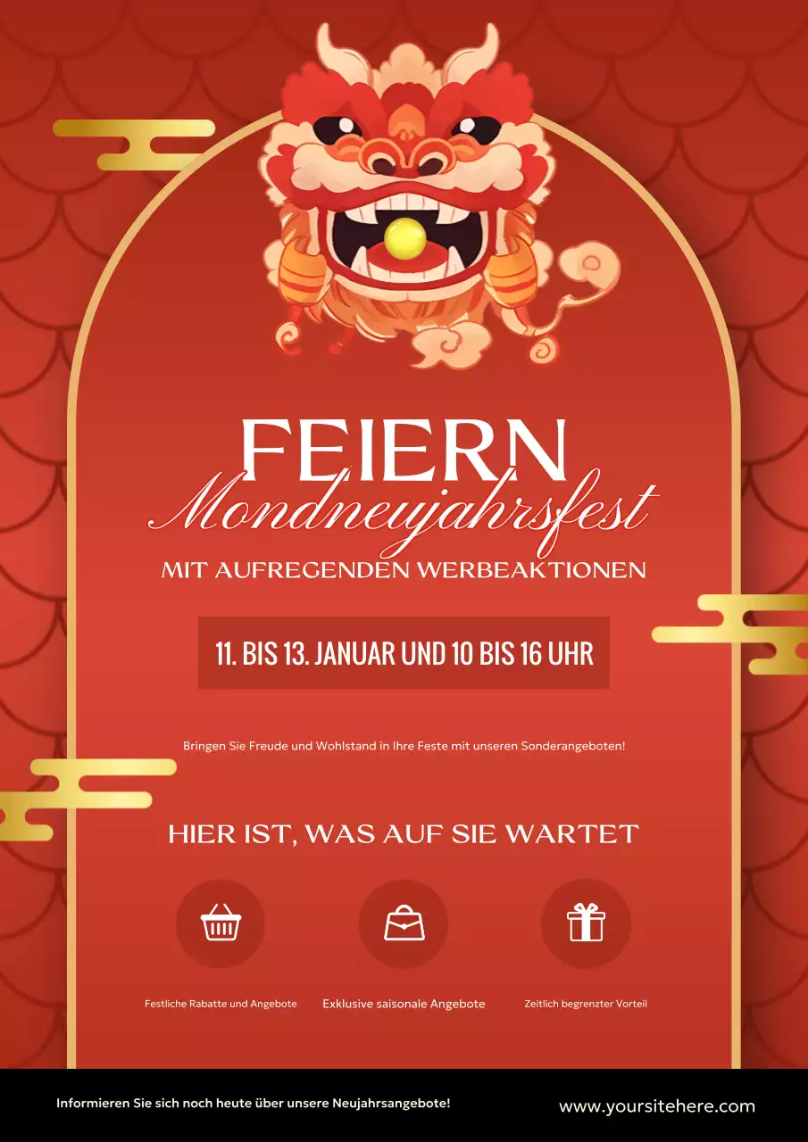 rote traditionelle Festaktion