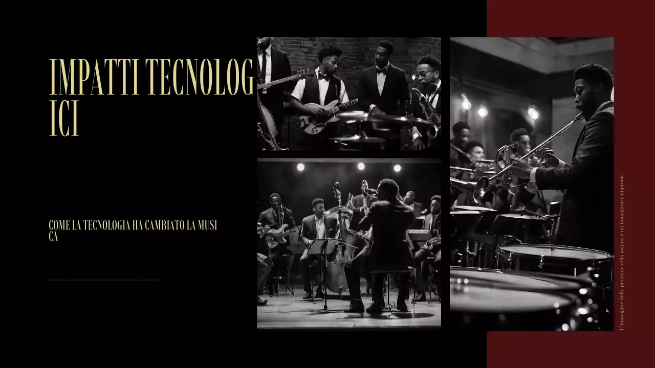 evento di musica nera vintage