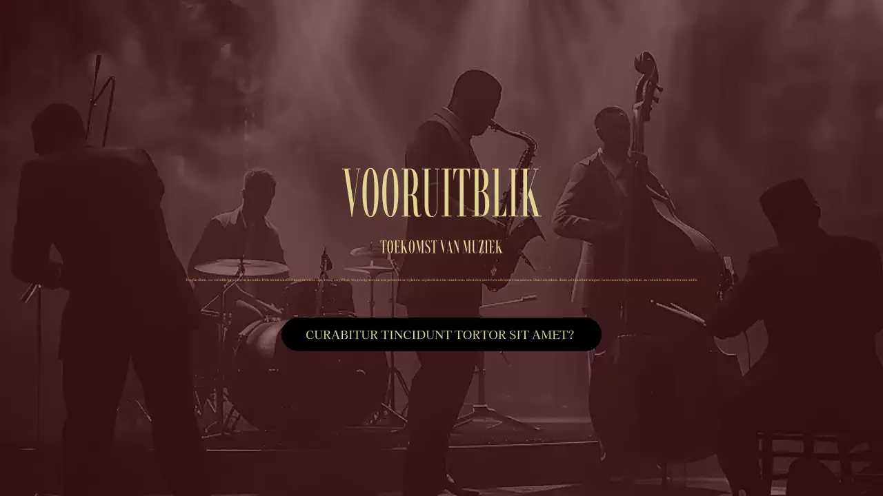 zwart vintage muziekevenement