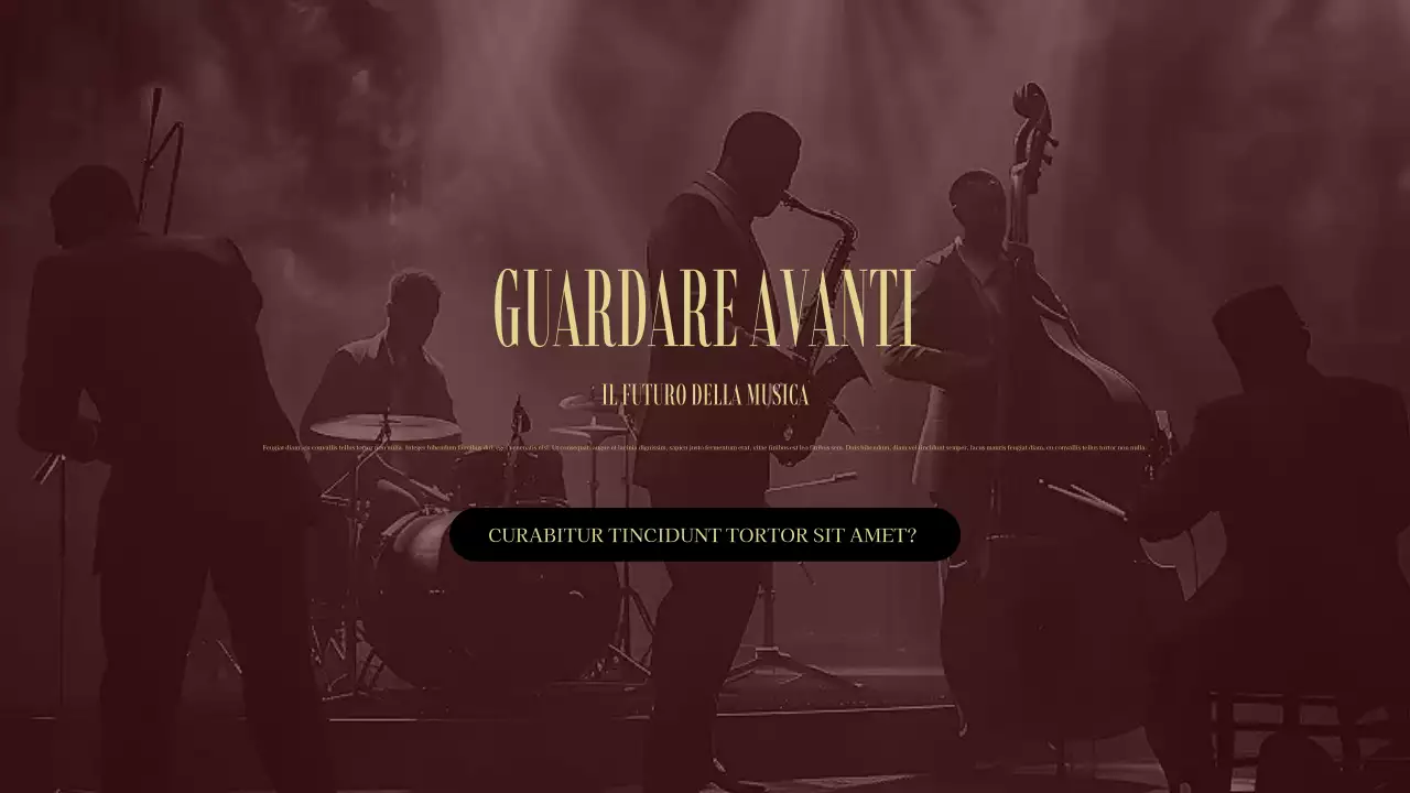 evento di musica nera vintage