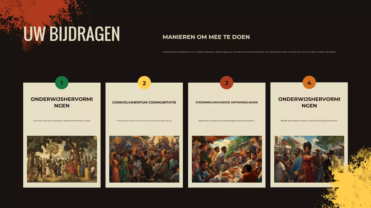 aankondiging regenboog artistiek sociaal evenement