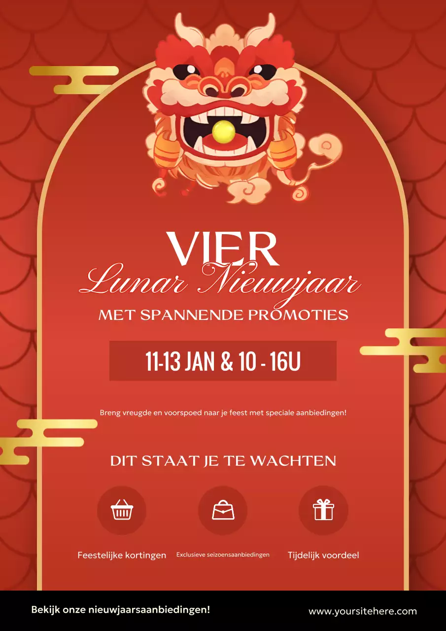 rode traditionele viering promotie