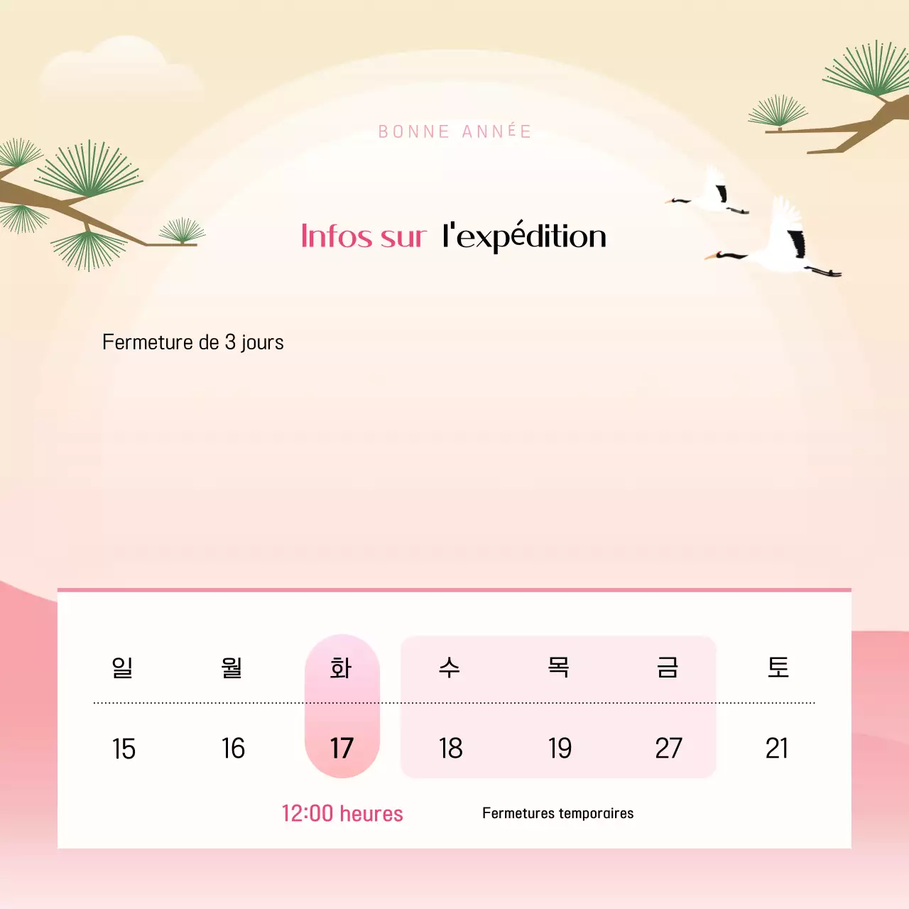 Cadeaux traditionnels roses et jaunes pour le Nouvel An chinois