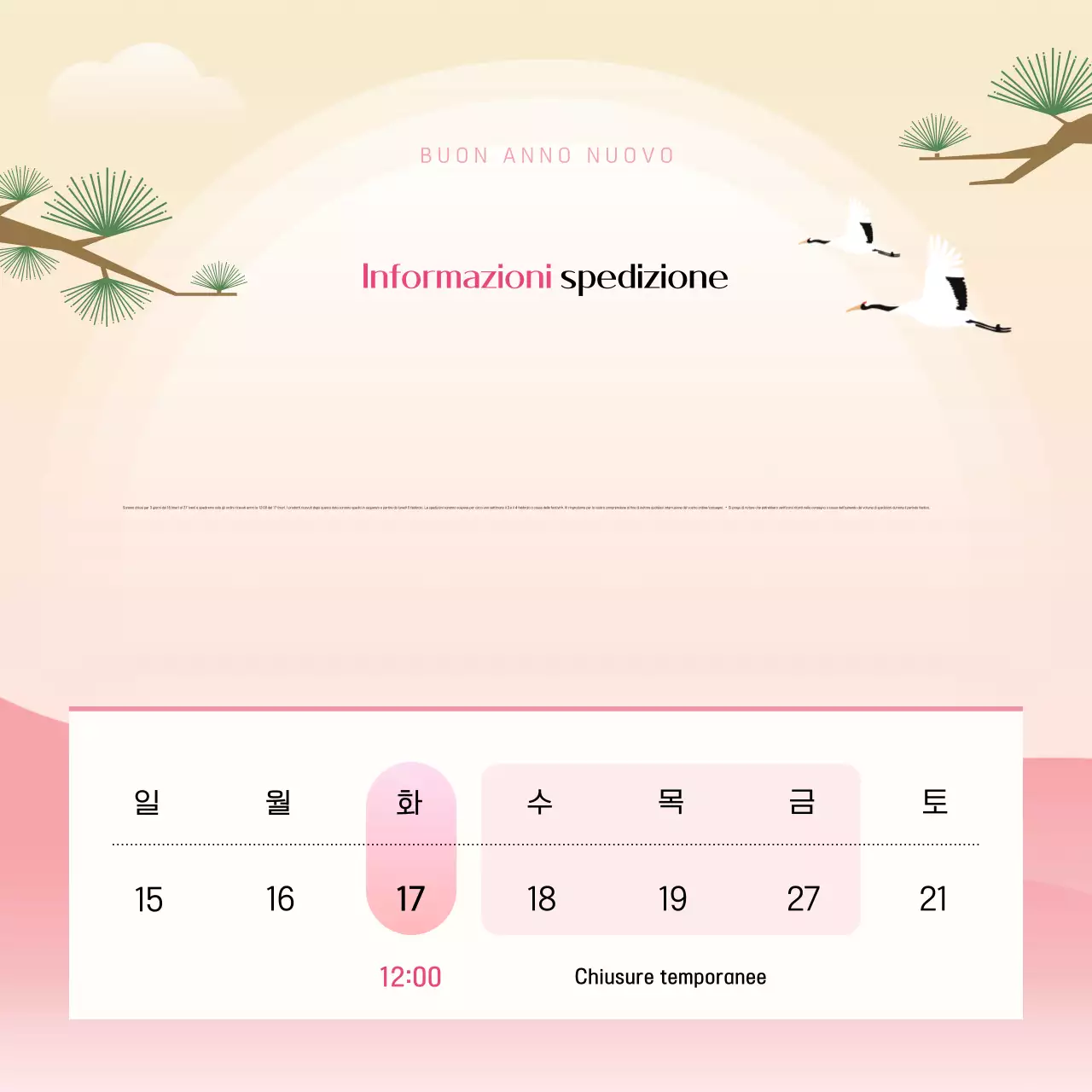 Regali tradizionali rosa e gialli per il Capodanno cinese