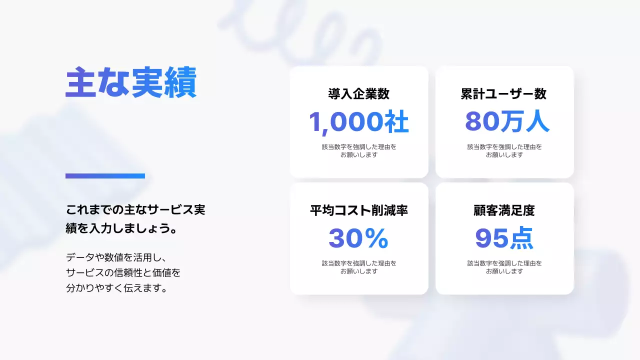 青 モダン デジタル プレゼンテーション