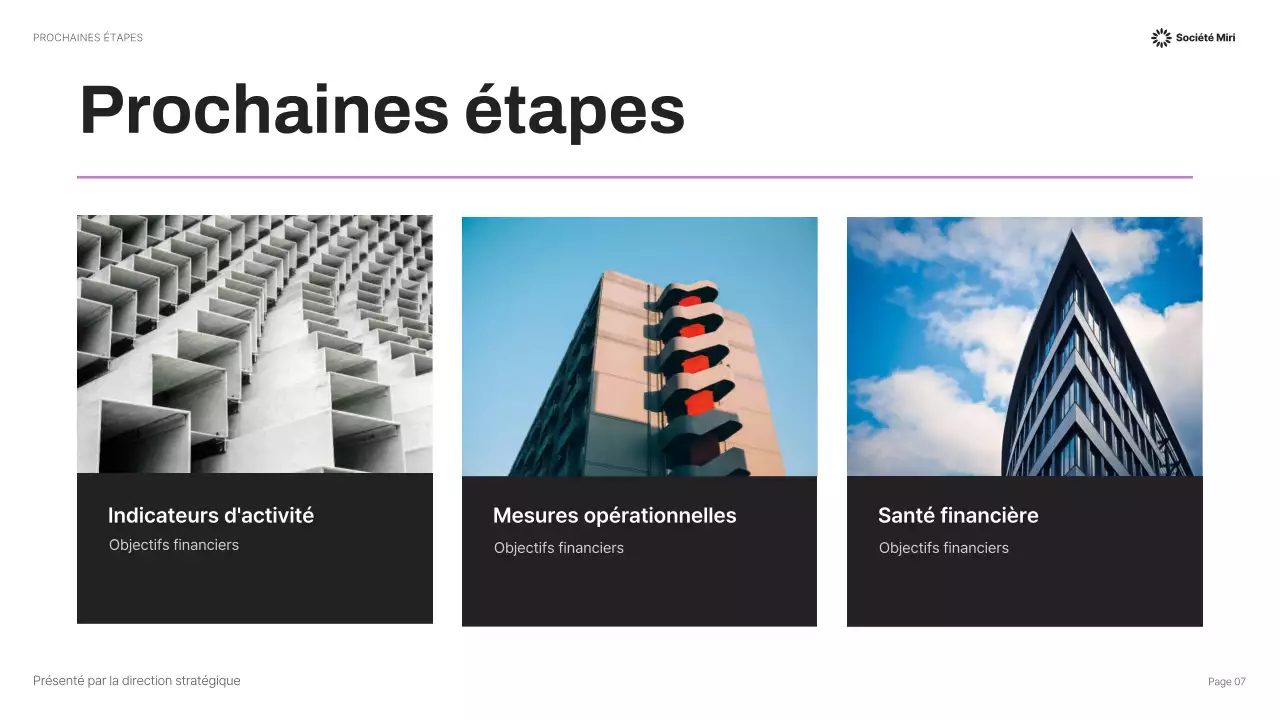 Présentation d'entreprise moderne jaune