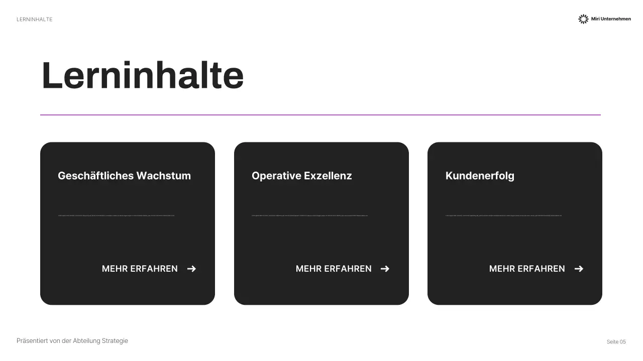 gelbe moderne Geschäftspräsentation