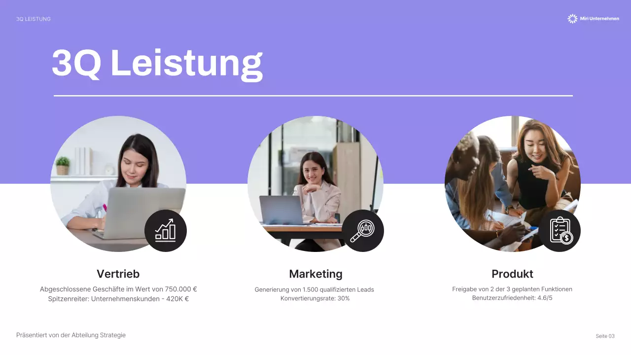 gelbe moderne Geschäftspräsentation