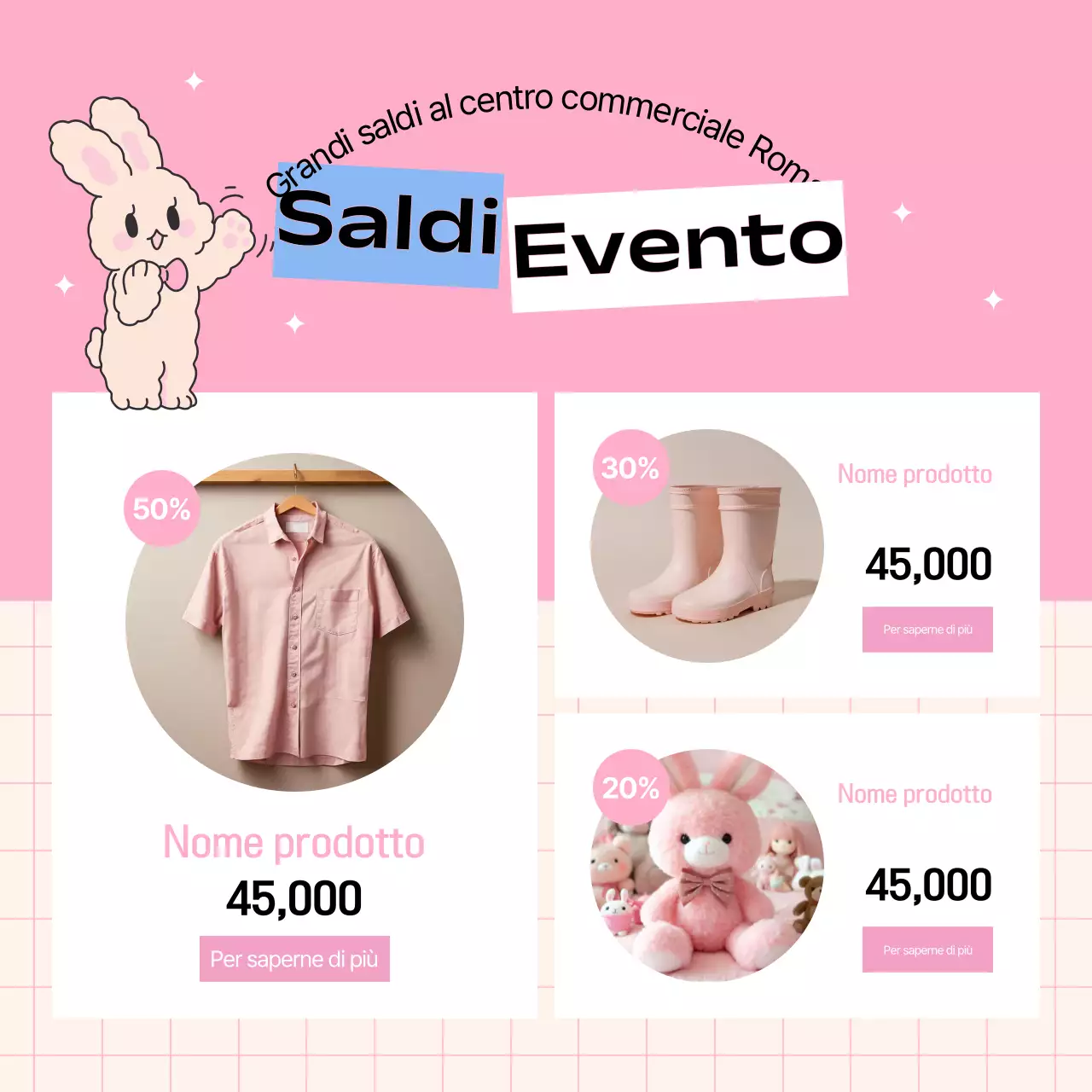 Promuovete il vostro marchio in rosa e azzurro