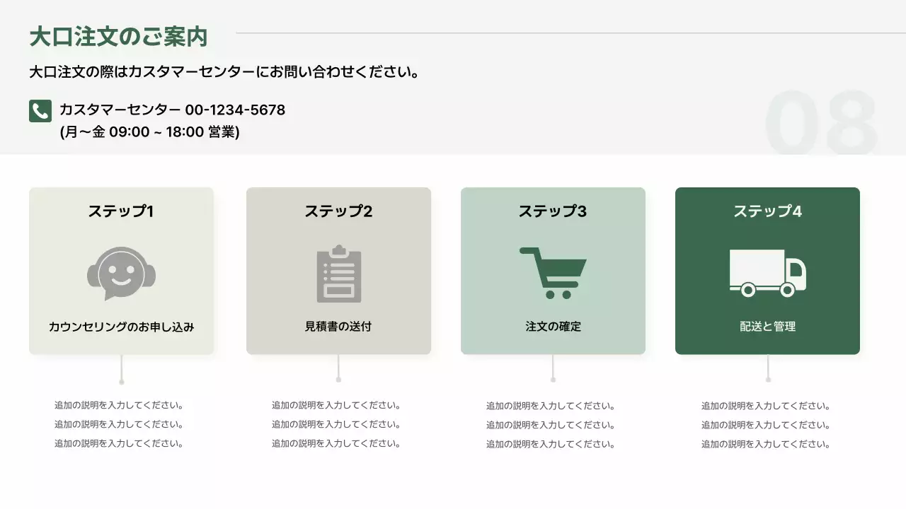 緑 シンプル 健康 資料 プレゼンテーション