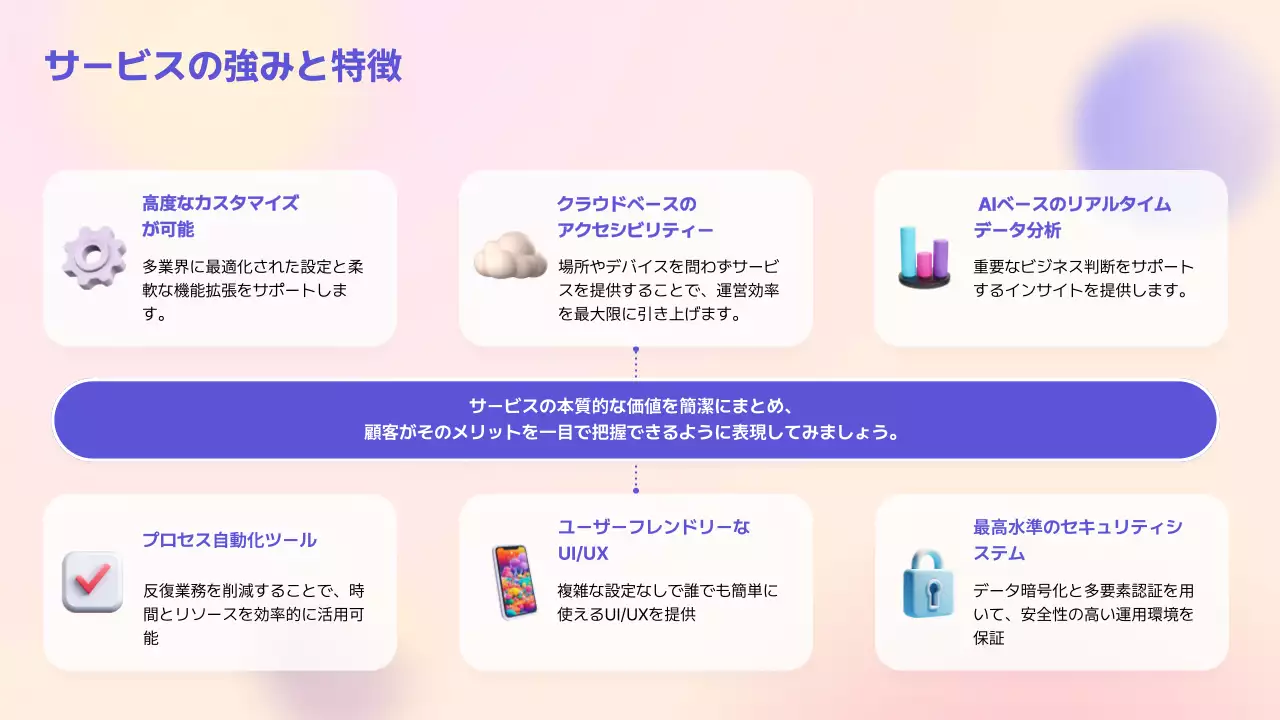 ピンク モダン ビジネス 企画書 プレゼンテーション