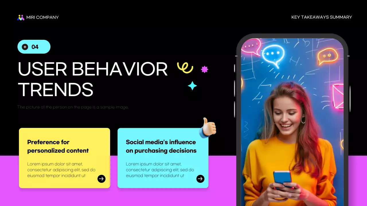 Colorful Modern Social Media Report Presentation