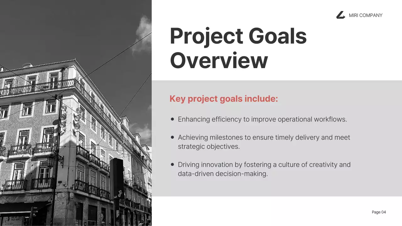 Grey Modern Business Report Presentation