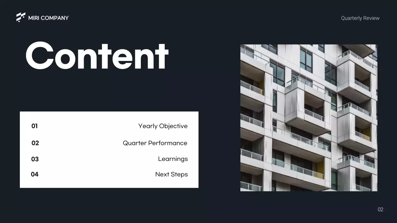 Red Modern Business Report Presentation