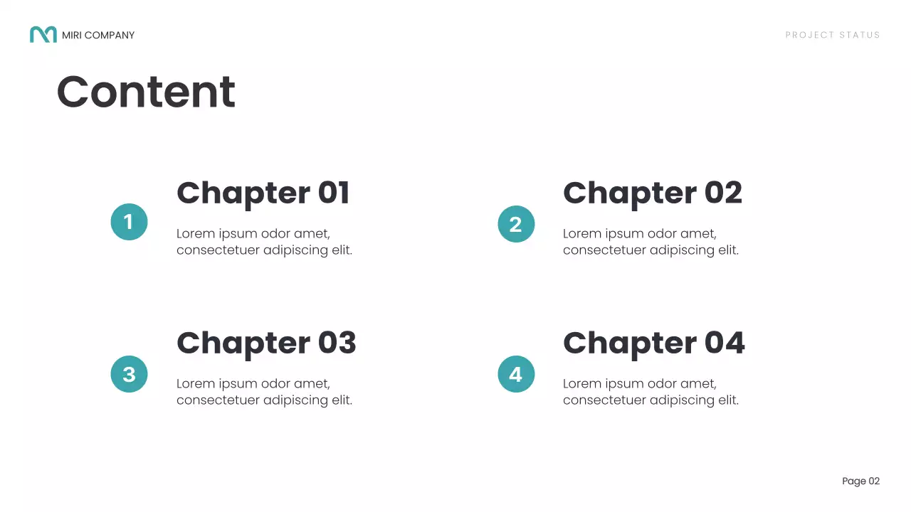 Navy Blue Modern Business Report Presentation