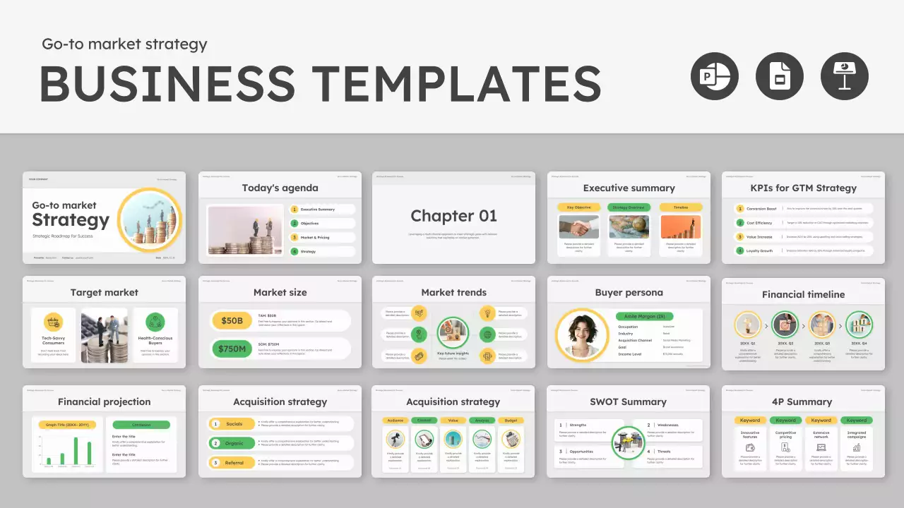 Grey Modern Business Plan Presentation