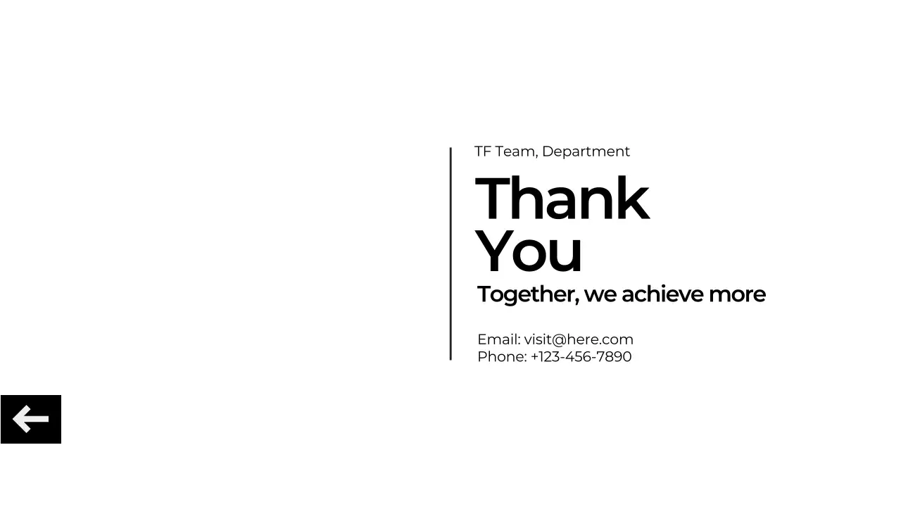 White Modern Business Review Report Presentation