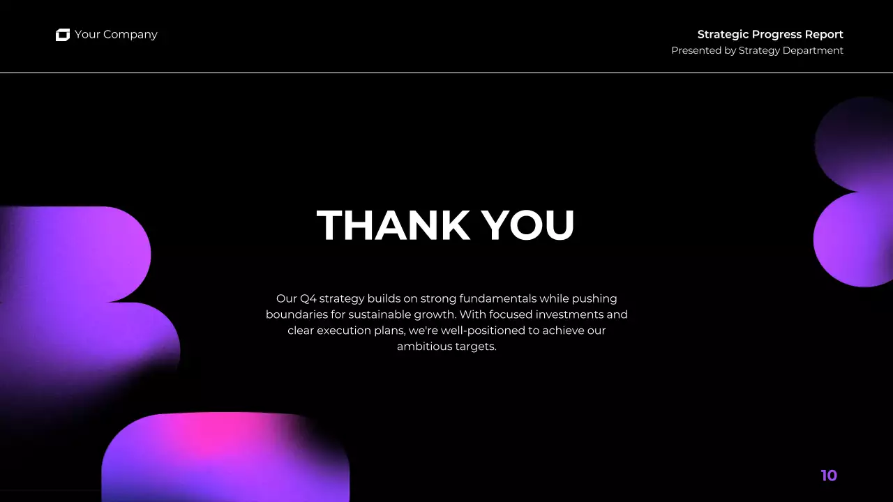 Purple Modern Business Report Presentation