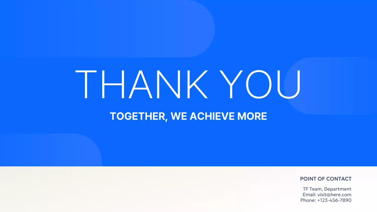 Blue Modern Business Report Presentation