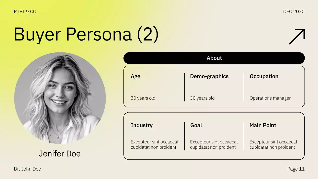 Yellow Modern Market Plan Presentation