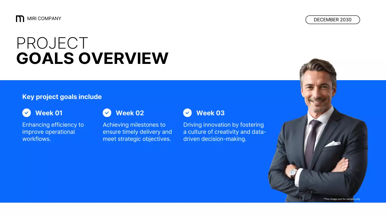 Blue Modern Business Report Presentation