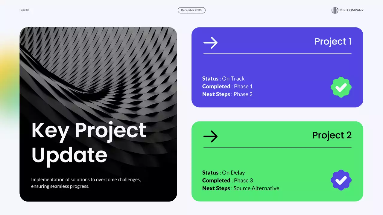 Trình bày báo cáo dự án hiện đại màu tím