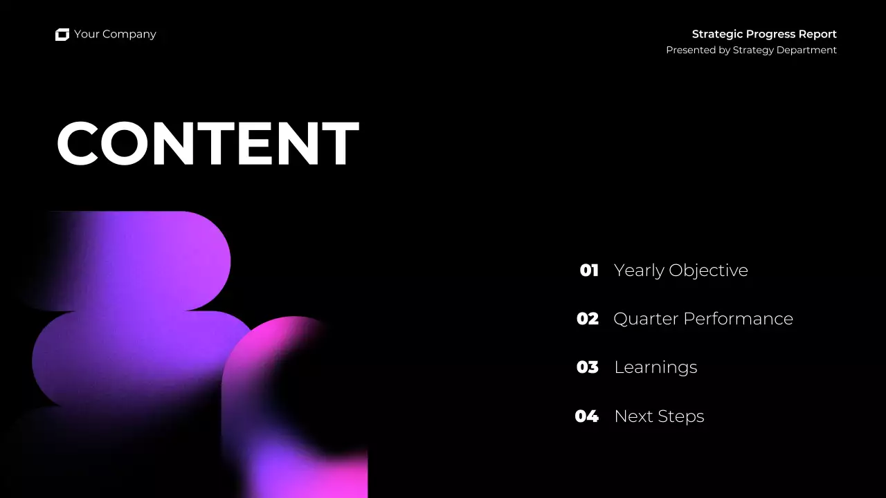 Purple Modern Business Report Presentation