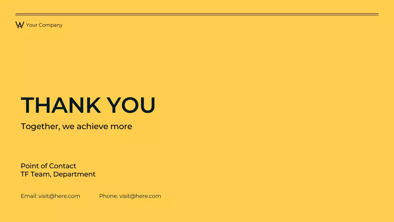 Blue and Yellow Modern Business Report Presentation