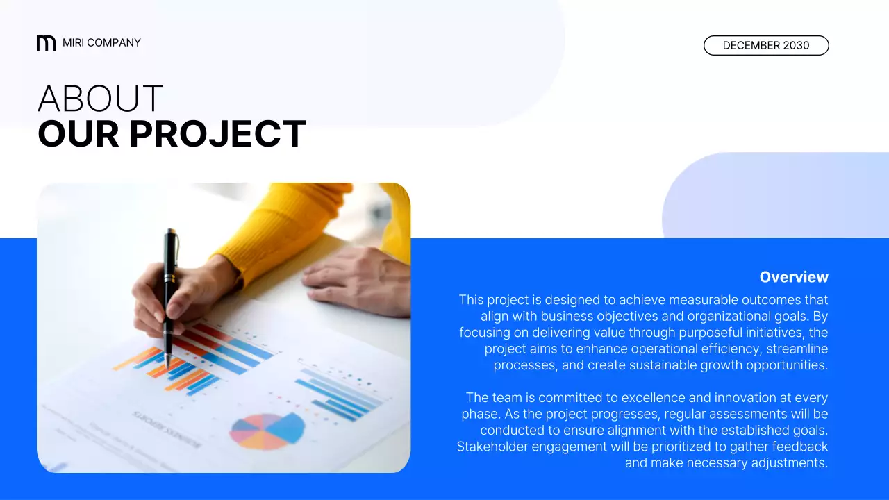 Blue Modern Business Report Presentation