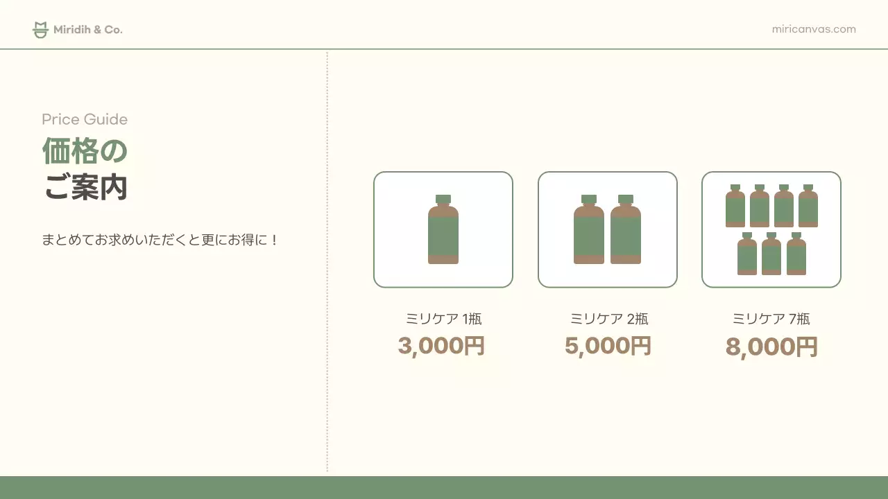 緑 シンプル 健康 資料 プレゼンテーション