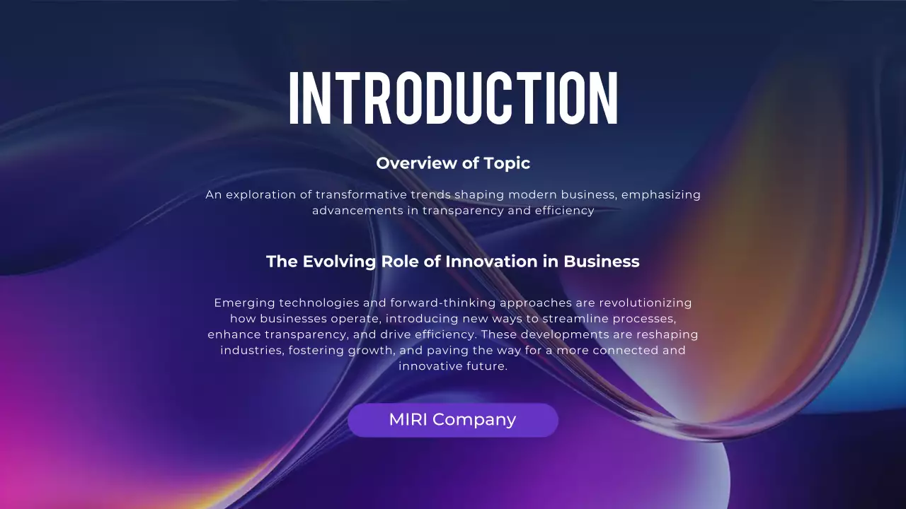 Purple Modern Business Presentation