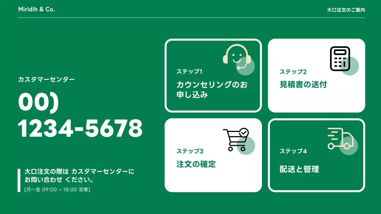 緑 シンプル 健康 資料 プレゼンテーション