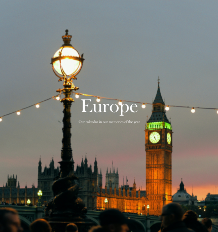 Travel frame photo concept for different countries