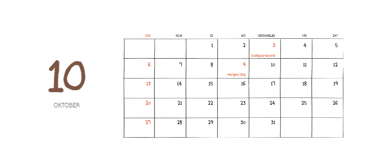 Een kleurrijk en schattig alledaags illustratieconcept