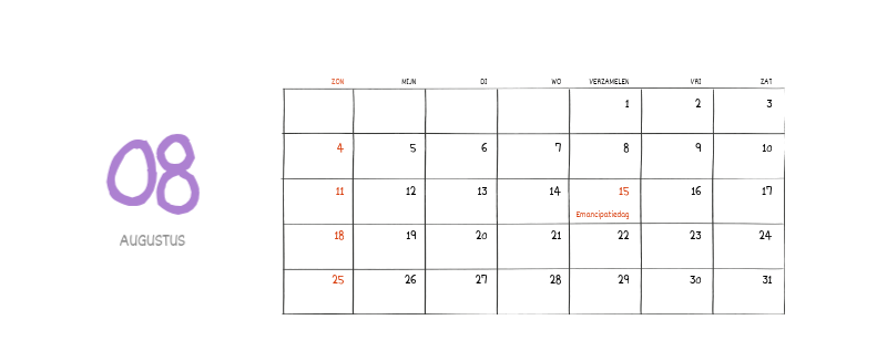 Een kleurrijk en schattig alledaags illustratieconcept