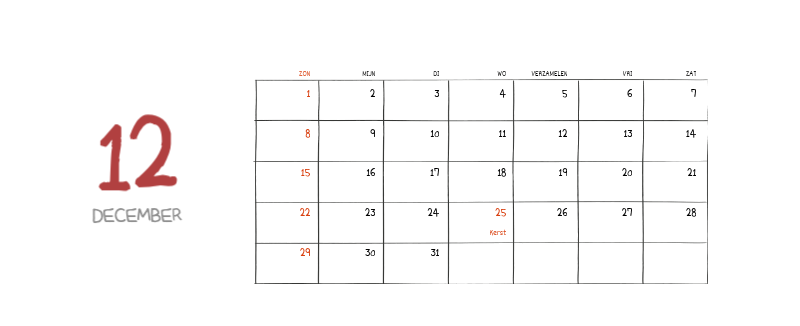 Een kleurrijk en schattig alledaags illustratieconcept