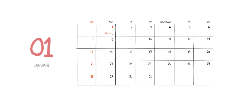 Een kleurrijk en schattig alledaags illustratieconcept