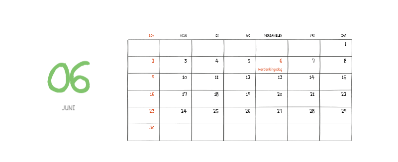 Een kleurrijk en schattig alledaags illustratieconcept