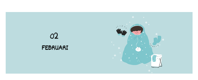 Een kleurrijk en schattig alledaags illustratieconcept