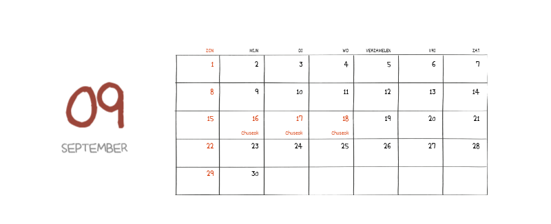 Een kleurrijk en schattig alledaags illustratieconcept