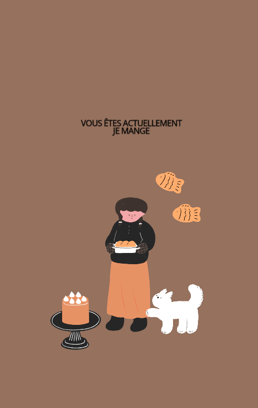 Un concept d'illustration coloré et mignon pour le quotidien