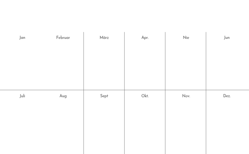 Ein Fotokalender mit klarem, urbanem Charakter